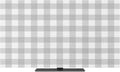 Farm Minimalist Gray Checker Indoor TV Cover, Elastic TV Screen Protector by Unknown