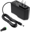 12V 1A Power Supply, AC Adapter 100-240V AC to DC 12V 1A Power Cord Adapter by JOVNO