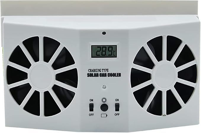 MACHSWON Solar Car Fan, Solar Powered Car Exhaust Fan, Car Radiator Energy by MACHSWON