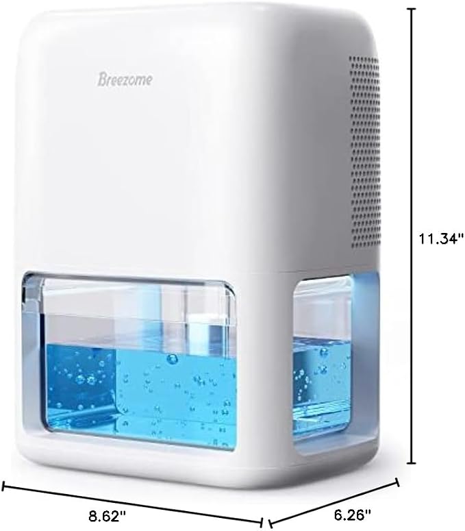 60 OZ Dehumidifiers for Home, Dual-Semiconductor Quiet Dehumidifier - Image 2