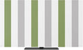 Modern Gradient Grass Green Grey Striped Indoor TV Cover, Elastic TV Screen by Unknown