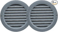 VENTS-US – 4" Round Plastic Vent Cover in Slate Gray by VENTS-US