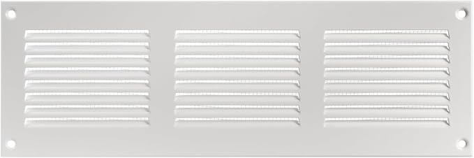 HVAC OV 12" x 4" Inch White Metal Vent Cover – Ceiling Vents Covers by HVACOV