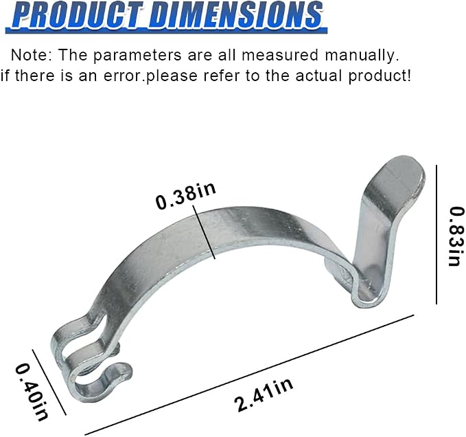 Car Air Filter Clips, High Strength Metal Air Filter Housing Box Lid Spring - Image 2