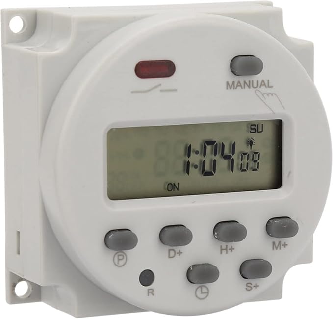 Mini Programmable Timer Switch, 1 Second to 168 Hours, Electronic Automatic - Image 2