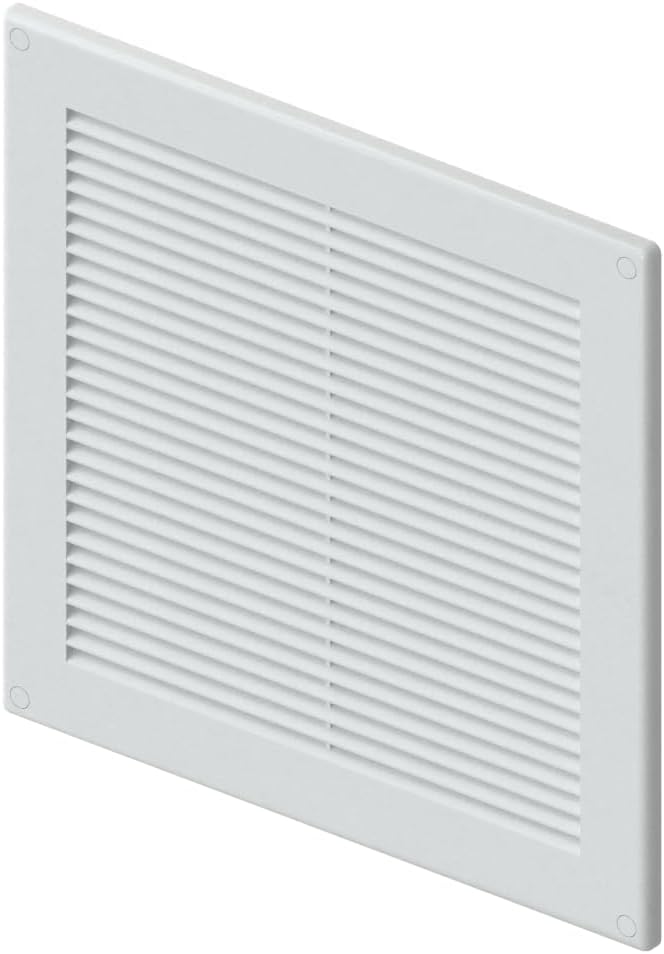 Awenta 10" x 10" Inch Square Plastic White Ventilation Grille - Image 7