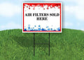Air Filters Sold Here 4Th Of July American Flag Usa Patriotic Red Blue Stars by WorkHouseSigns