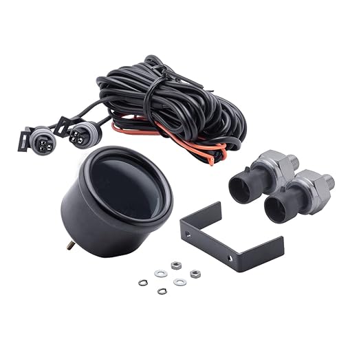 Dual Display Air Suspension Gauge Air Ride Air Pressure Gauge 2Inch 0-220PSI - Image 2