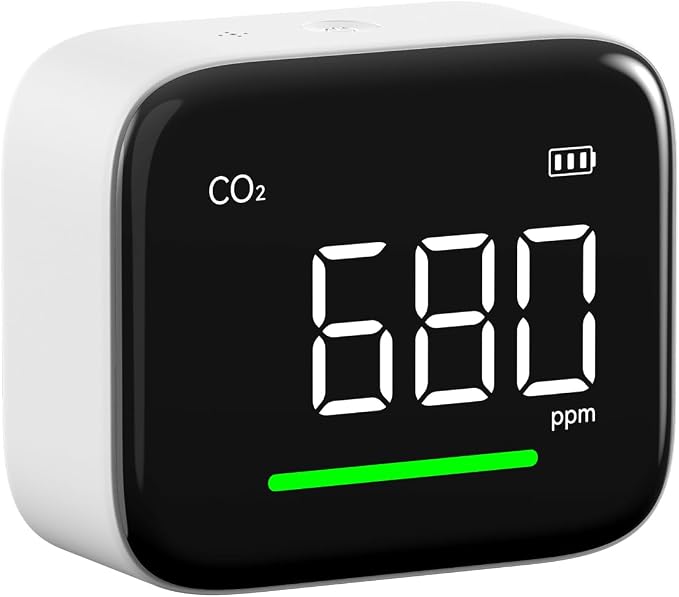 ATuMan CO2 Detector, Indoor Air Quality Monitor, NDIR Sensor | Temperature & by ATuManLLC