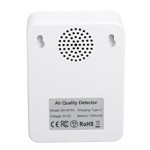 Indoor Air Quality Meter 5 in 1 PM2.5 PM10 PM1.0 Temperature Humidity Detector - Image 8