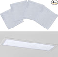 4 Pcs 1 x 4 ft Magnetic Fluorescent Light Covers Fabric Ceiling Light Filter by Wowangce