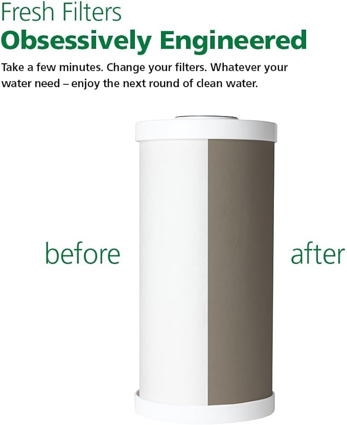 AO Smith 4.5"x10" 25 Micron Carbon Sediment Water Filter Replacement Cartridge - Image 3