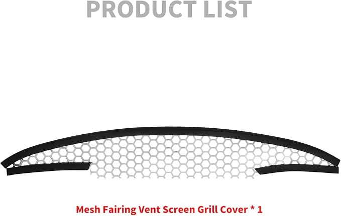 Motorcycle Fairing Mesh Grill Side Vent Screen Cover Fit - Image 5