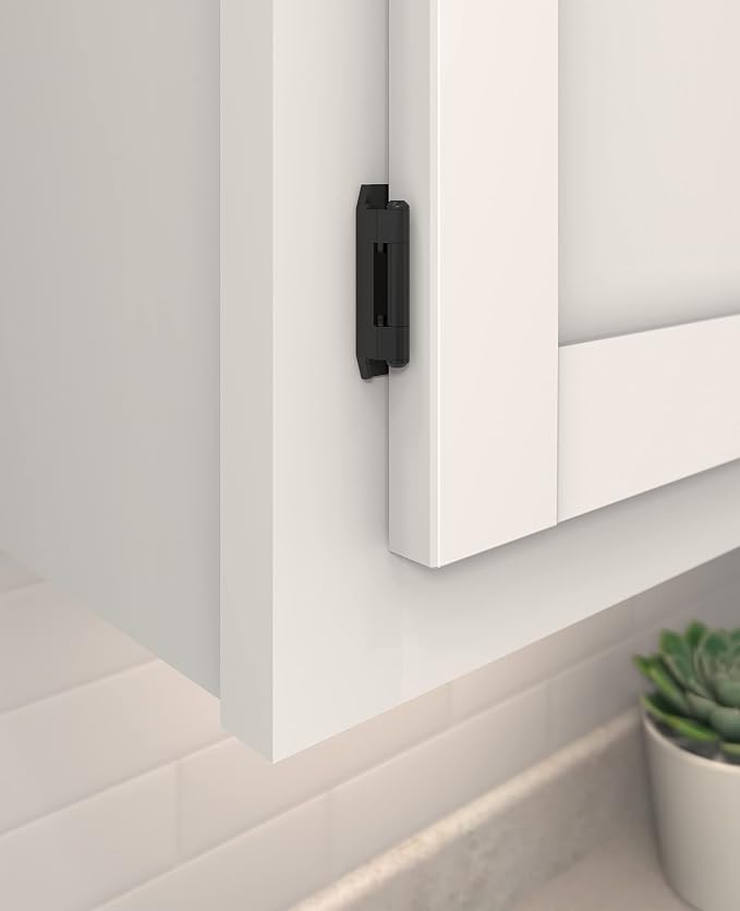 Amerock BPR8719FB | Cabinet Hinge | 1/2 inch Overlay Single Demountable | - Image 2