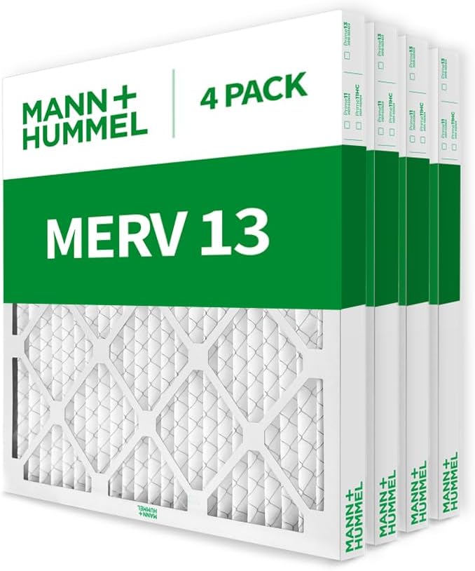 Mann+Hummel 16x20x2 MERV 13 Pleated HVAC AC Furnace Air Filters. 4 Pack. - Image 4