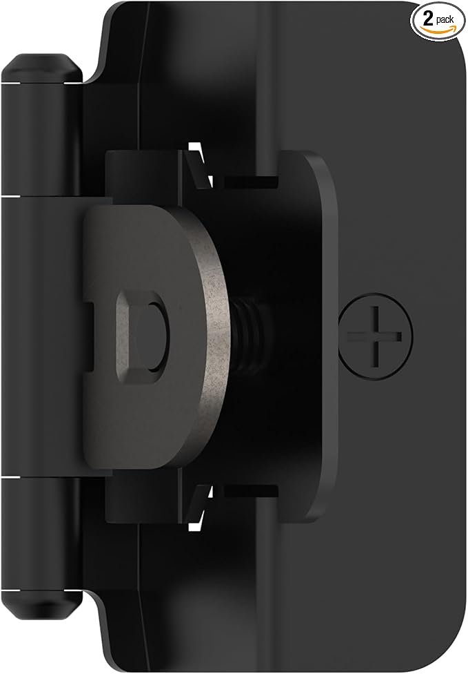 Amerock BPR8719FB | Cabinet Hinge | 1/2 inch Overlay Single Demountable | by Amerock