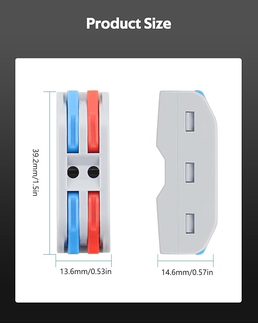 ALITOVE Lever Wire Connectors Push-in 10pcs Quick Connect Wire Splice - Image 7