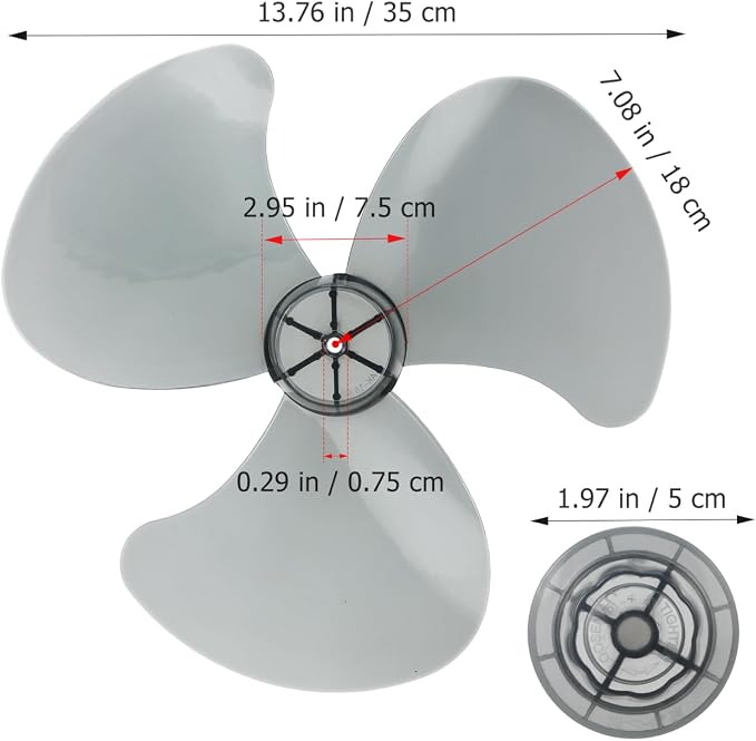 DOITOOL 16 Inch Fan Blade Replacement - Image 2