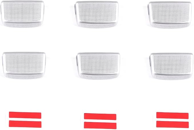 Air Vent Lever Cover Wind Outlet Knob Decoration Trims 6PCS - Image 4
