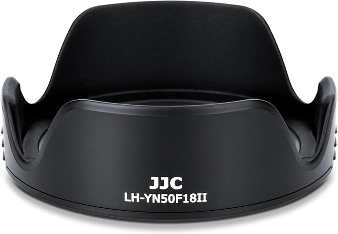 Lens Hood for Yongnuo YN 50mm f/1.8 II Lens, Reversible Lens Shade Protector by JJC