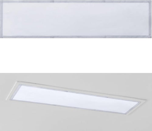 1 Pcs 1 x 4 ft Magnetic Fluorescent Light Covers Fabric Ceiling Light Filter by Wowangce