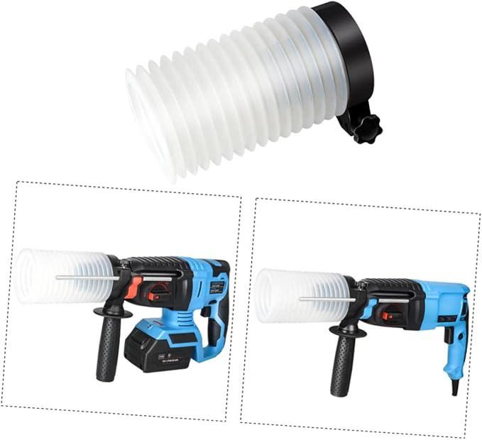 HOMSFOU Electric Hammer Drill Dust Shroud Fit Drill Press Cover Ash Bowl Health - Image 9