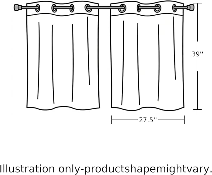2 Panel Kitchen Cafe Curtains, Desert Camels Sunlight Filtering Nature Air - Image 9