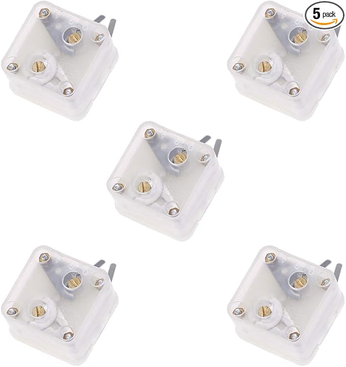 Acxico 5Pcs 223p Duplex Radio Variable Capacitor 60pf/140pf 2.1mm Hole Shaft by Unknown