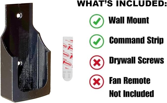 Fan Remote Holder Wall Mount Replacement - Image 4