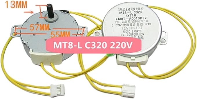 DC 220V MT8-L C320 49TYJ-A Air Purifier Humidification Filter Disc Rotary Motor - Image 2