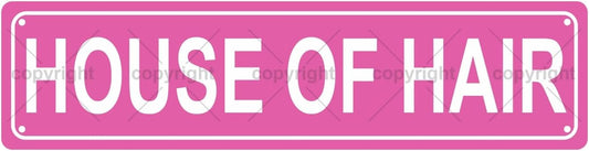 HOUSE OF HAIR Space Metal Tin Street Sign Bar Cafe Garage Cave Home Room Wall Bathroom Farmhouse Garden Porch Patio Decor, 16 x 4 Inch