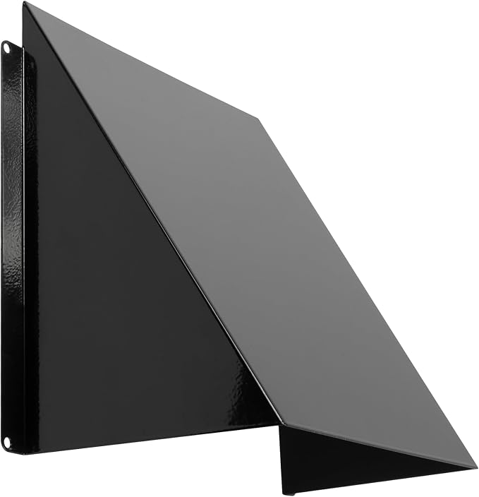 Repa Market 8 x 8 Inch Black Galvanized Steel Vent Cover - Image 7