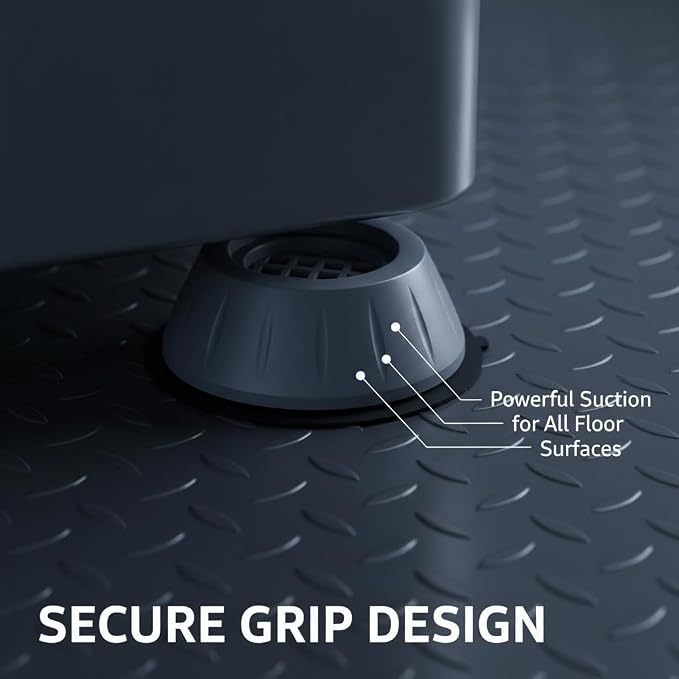 Sakerplus Anti Vibration Pads for Washing Machine, Anti-Vibration Support - Image 4