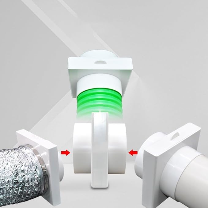 Washable Duct Air Filter for PVC PE Pipe and Aluminum Foil Hose, Aluminum Alloy - Image 6