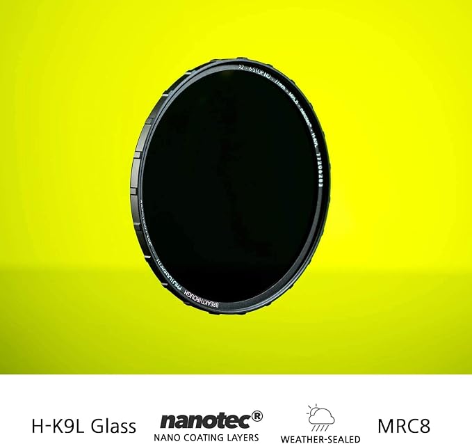 Breakthrough Photography 77mm X2 10-Stop Fixed ND Filter - Image 3