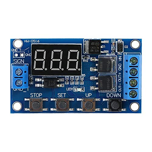DC 5-30V Digital LED Relay Board Dual-MOS Cycle Timing Circuit Switch Timer by Walfront