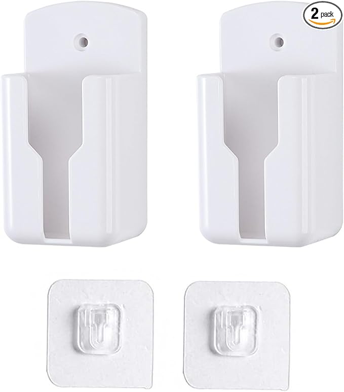 2pack Remote Control Holder, Self-Adhesive Wall Mount Phone Holder, Air by Teadokly