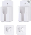 2pack Remote Control Holder, Self-Adhesive Wall Mount Phone Holder, Air by Teadokly