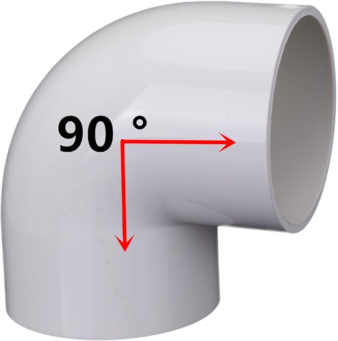 6" PVC Vent Cap with Stainless Steel Screen, 90° Vent Termination Cap - Image 4