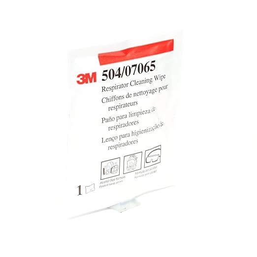 3M 50051131070658 504 Alcohol-Free Respirator Cleaning Wipes 504 - Image 2