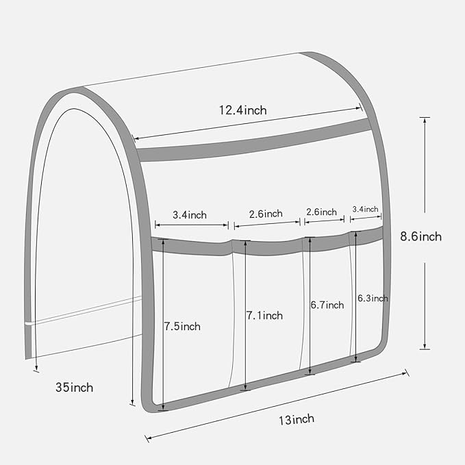 NB Remote Control Holder，Bedside & Armchair & Couch Caddy - Image 7