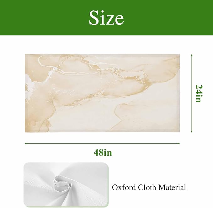 2 Pack Yellow Abstract Fluorescent Light Covers Silver Marble Ripples Clouds - Image 9