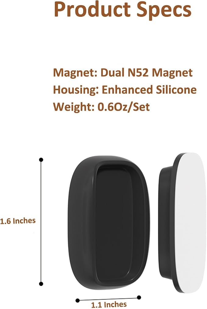 Tiizze 5 Pack Upgraded Magnetic Remote Control Holder Wall Mount - Image 6