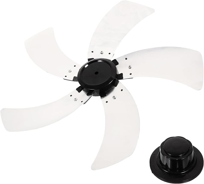 Ciieeo 16.9 Inch Electric Fan Blades Replacement 5 Leaves Metal Fan Blade - Image 9