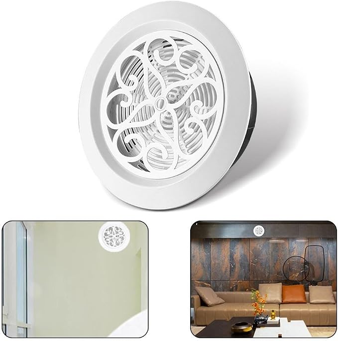 Round Air Vent Cover, Adjustable HVAC Grille, High-Quality ABS Material - Image 4