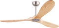 QUTWOB 60" Wood Ceiling Fan No Lights by QUTWOB