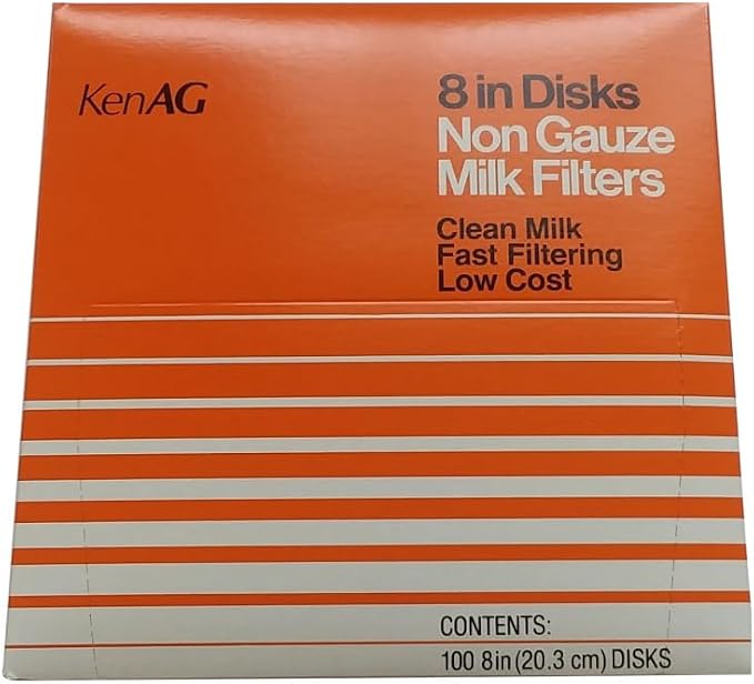 Kenag Milk Filter Disks 8" by Shenandoah+Homestead+Supply