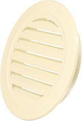 PATIKIL 8" Round Air Vent, Louver Grille Cover Aluminum Alloy Soffit Vent HVAC by PATIKIL