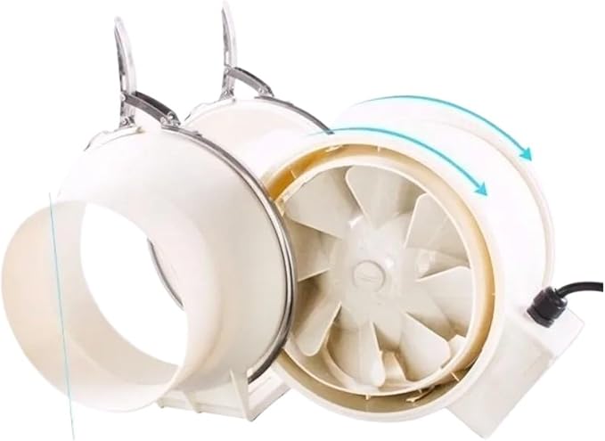 Exhaust Fan Mute Inline Duct Fan Bathroom Exhaust Fan Ventilation Equipment by Unknown