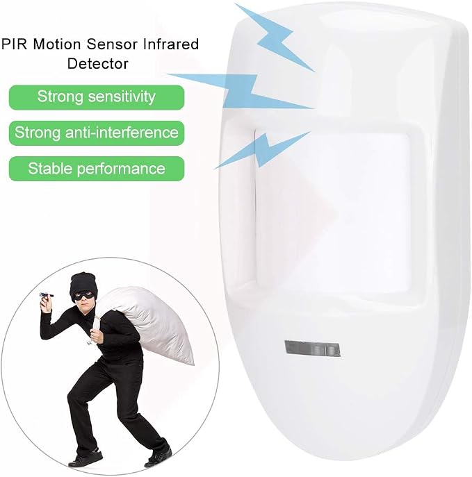 12V Wired Dual PIR Motion Sensor Detector, Infrared Motion Detector - Image 2